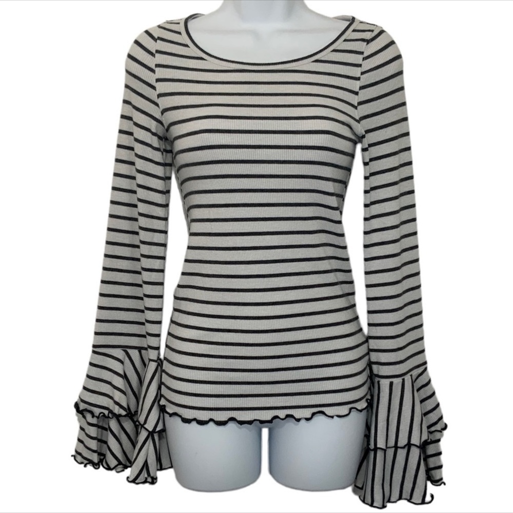 Free People We The Free Good Find Knit Top Bell Sleeves